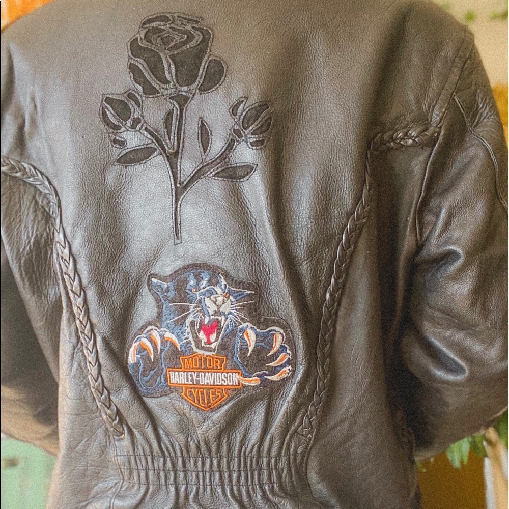 Vintage 80s/90s Leather Harley Davidson Jacket